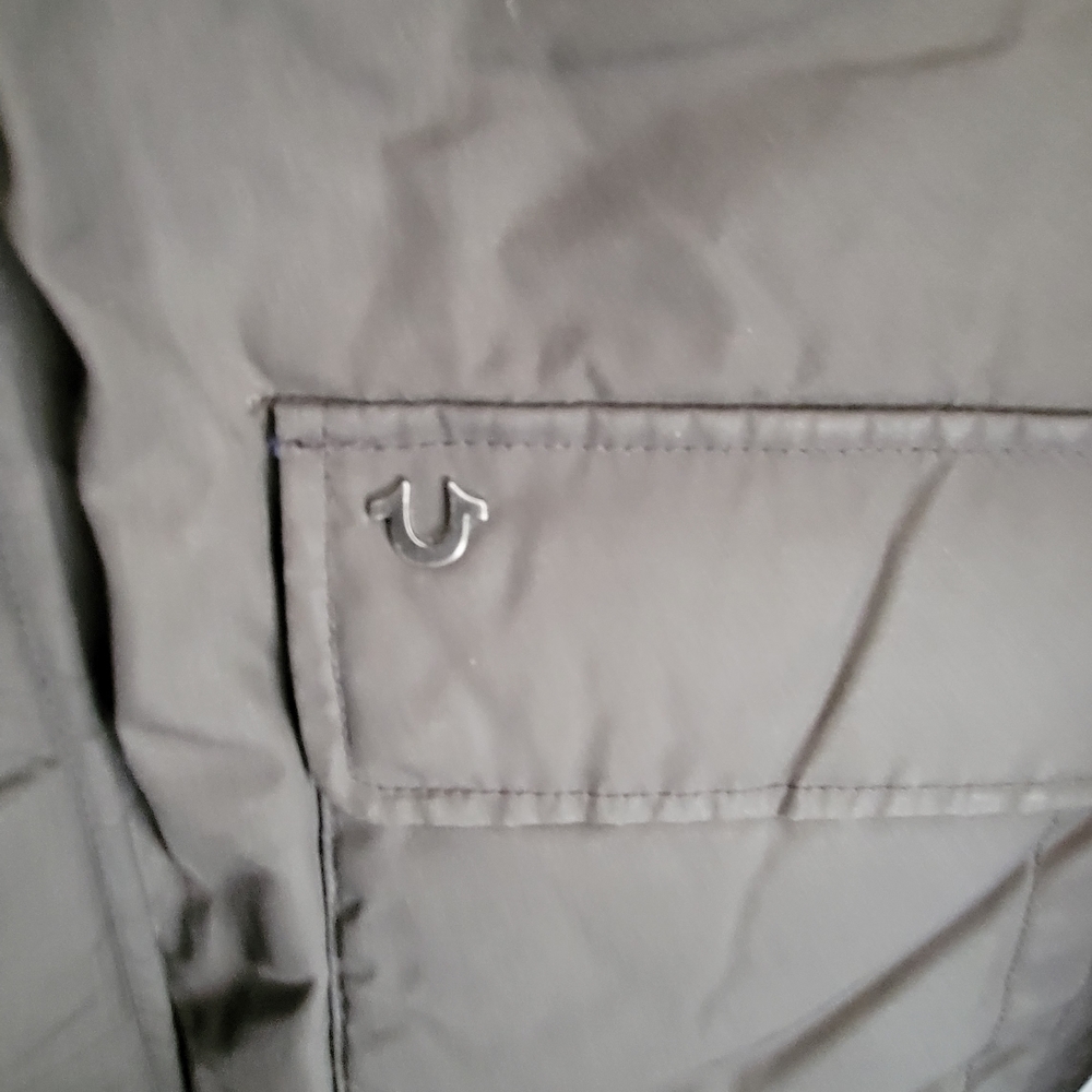 True Religion Dark Brown Puffer Jacket - Picture 7 of 7